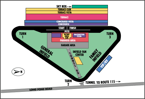 Pocono Race Track Seating Chart